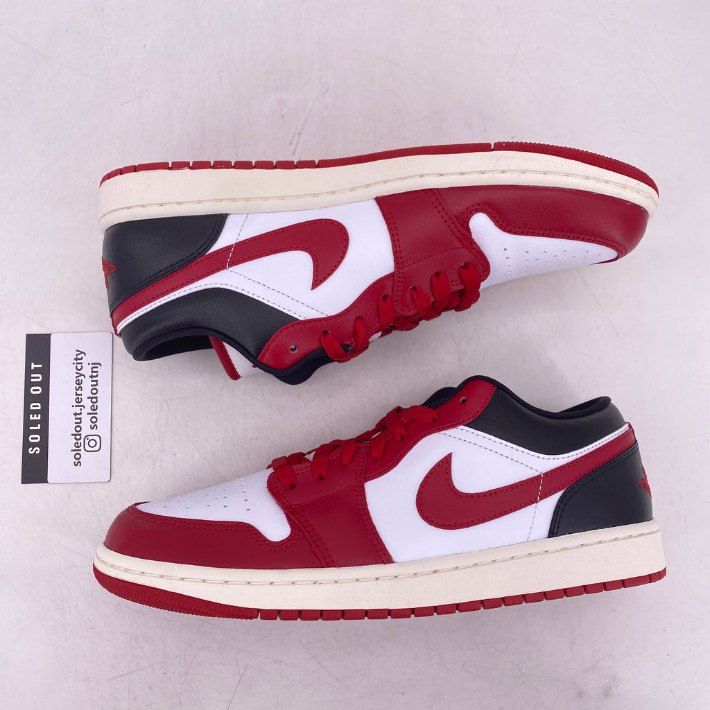 Air Jordan (W) 1 Low "Reverse Black Toe" 2022 New Size 12W