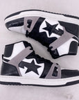 Bape Court Sta High "Black White" Used Size 9