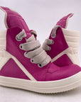 Rick Owens Geobasket "Pink" Used Size 41