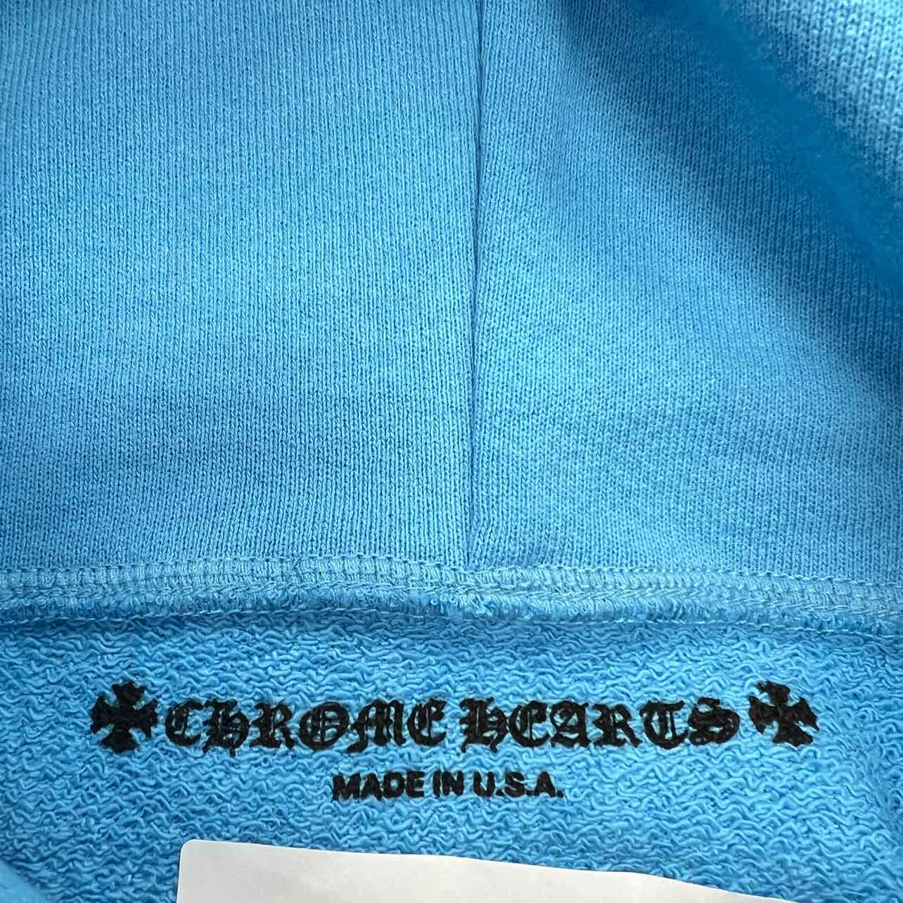 Chrome Hearts Hoodie &quot;MATTYBOY STAIN&quot; Blue New Size 2XL