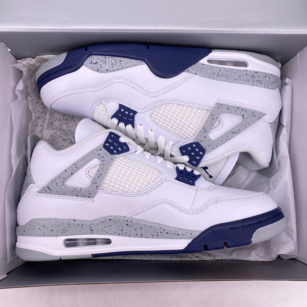 Air Jordan 4 Retro "Midnight Navy" 2022 New Size 10.5