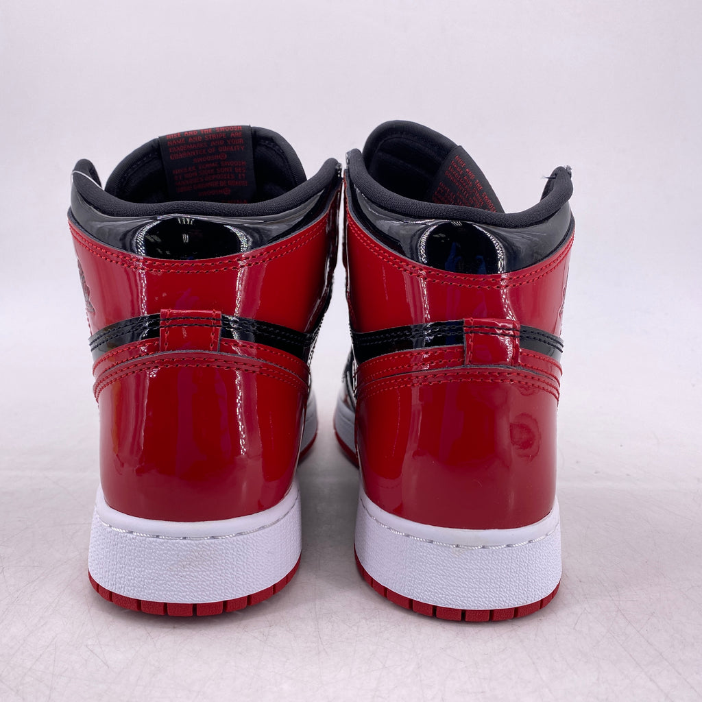 Air Jordan (GS) 1 Retro High OG "Patent Bred" 2021 New Size 6Y