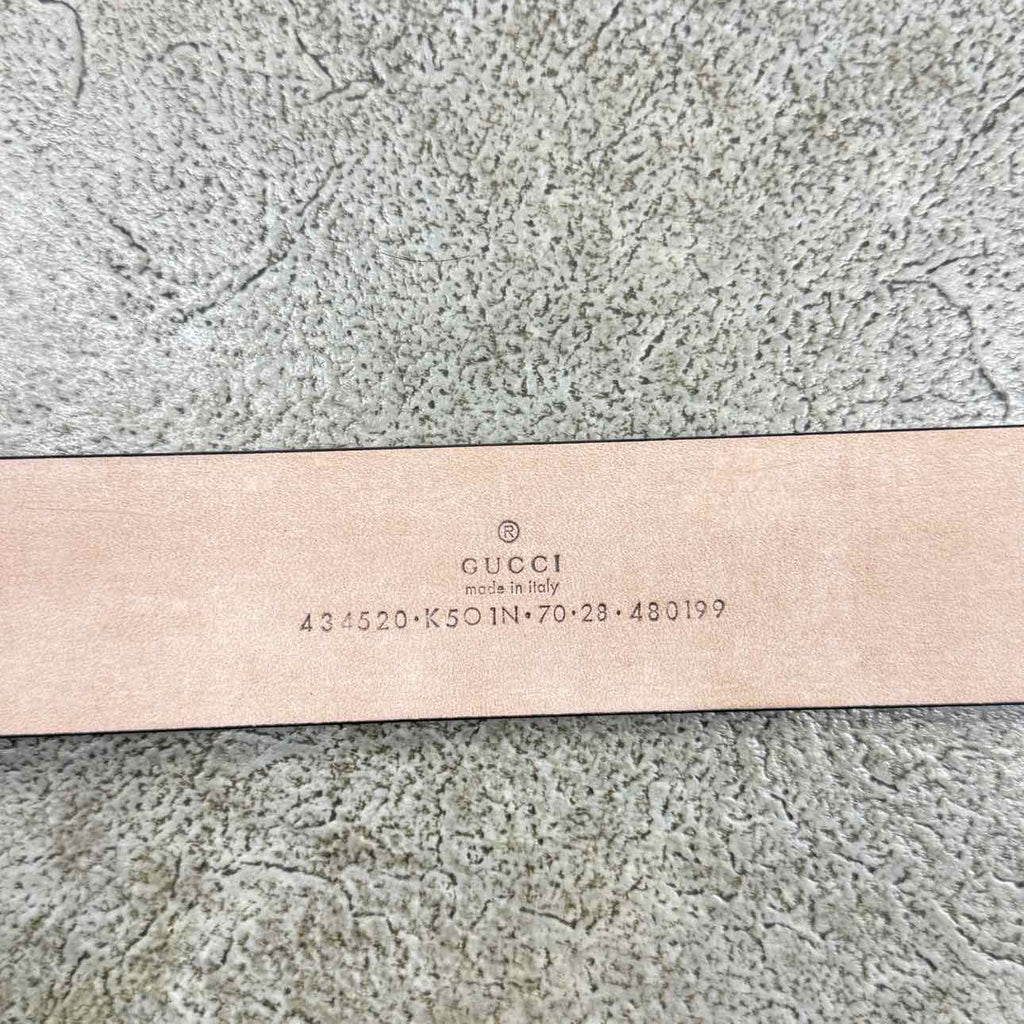 Gucci (W) Belt "SNAKE" New Black Size 28