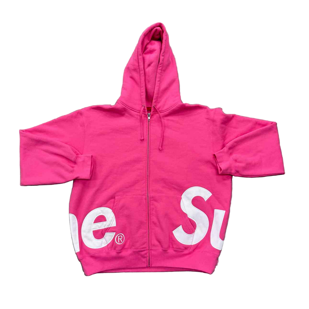 Supreme Zip Up "BIG LOGO" Pink New Size L
