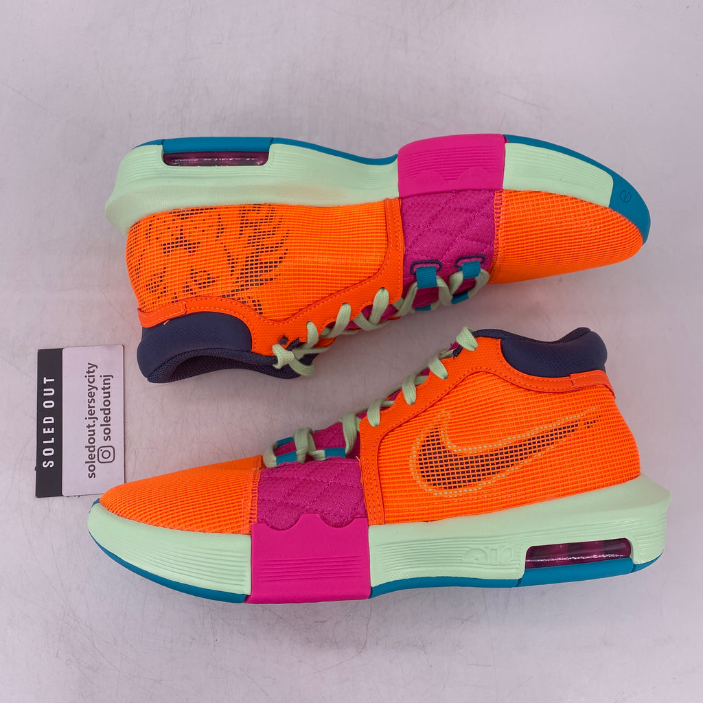 Nike Lebron Witness 8 "Total Orange Laser Fuchsia" 2024 New Size 9.5