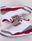 Air Jordan 3 Retro "Cardinal" 2022 Used Size 10.5