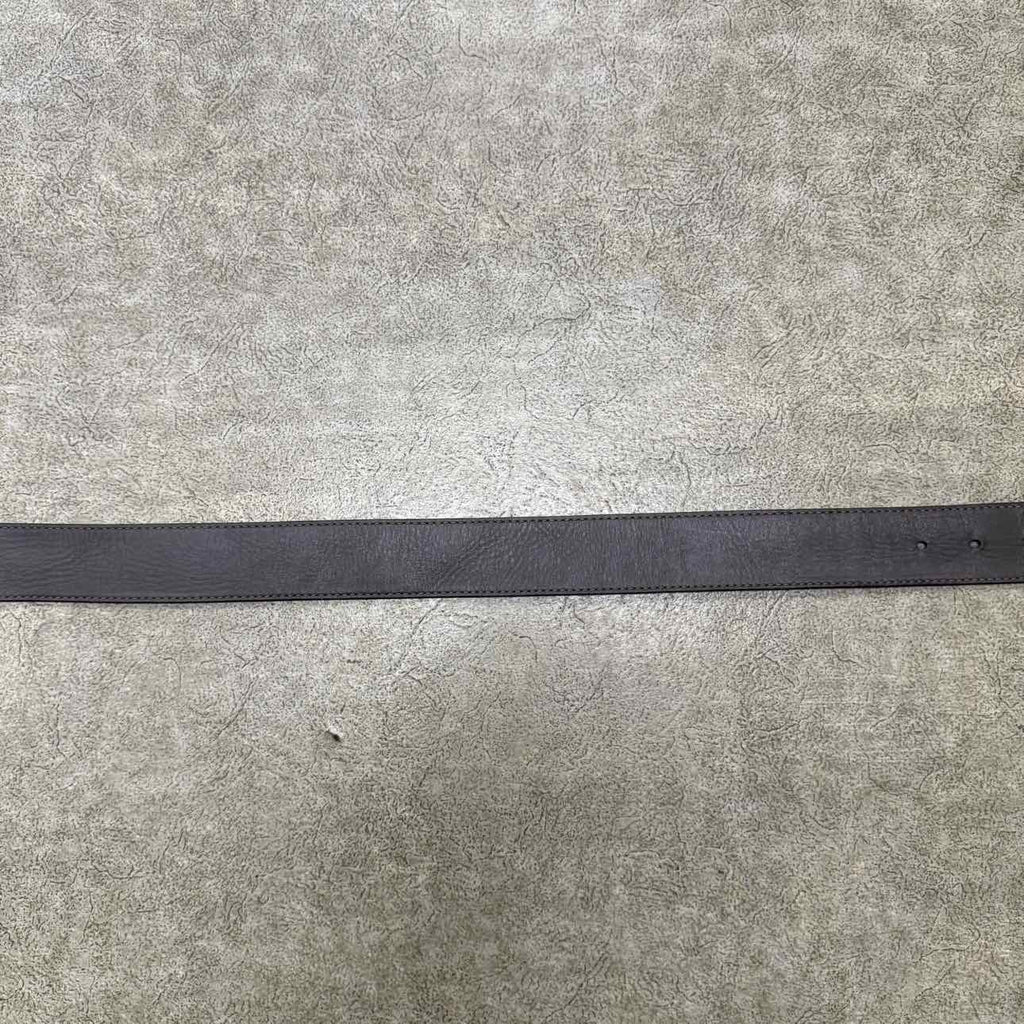 Louis Vuitton Belt "SILVER BUCKLE" Used Black / Brown Size 38