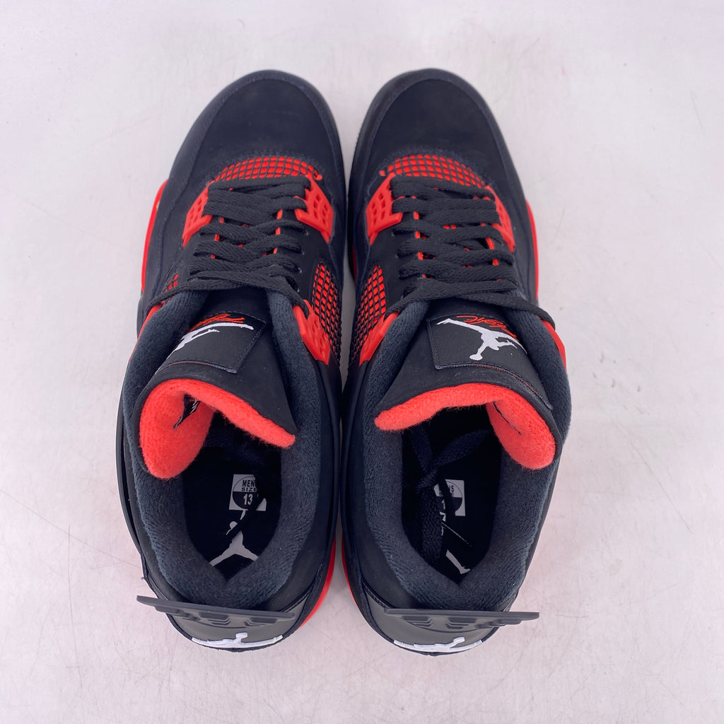 Air Jordan 4 Retro "Red Thunder" 2022 New Size 13