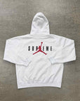 Supreme Hoodie "AIR JORDAN" Grey New Size L