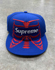Supreme Fitted Hat "BONE" 2025 New Blue Size 7 1/8