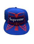 Supreme Fitted Hat "BONE" 2025 New Blue Size 7 1/8