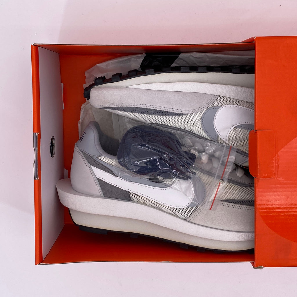 Nike LD WAFFLE / Sacai "Summit White" 2019 Used Size 10.5