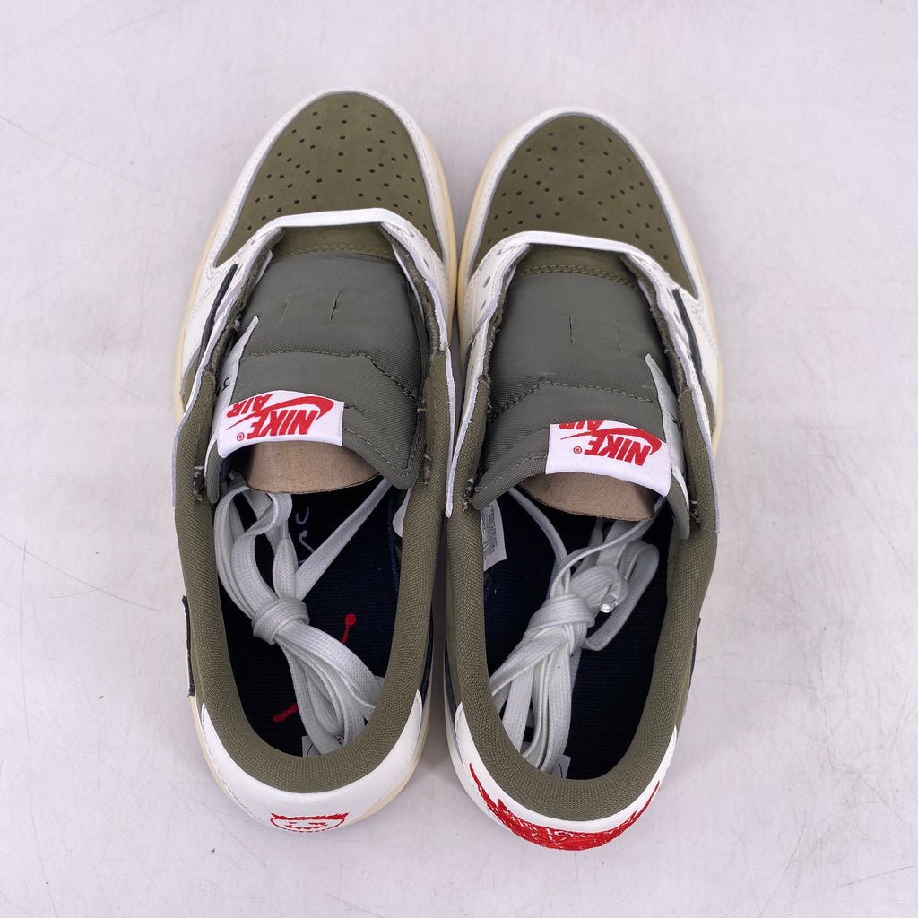 Air Jordan 1 Low OG SP "Travis Scott Medium Olive" 2024 New Size 8.5