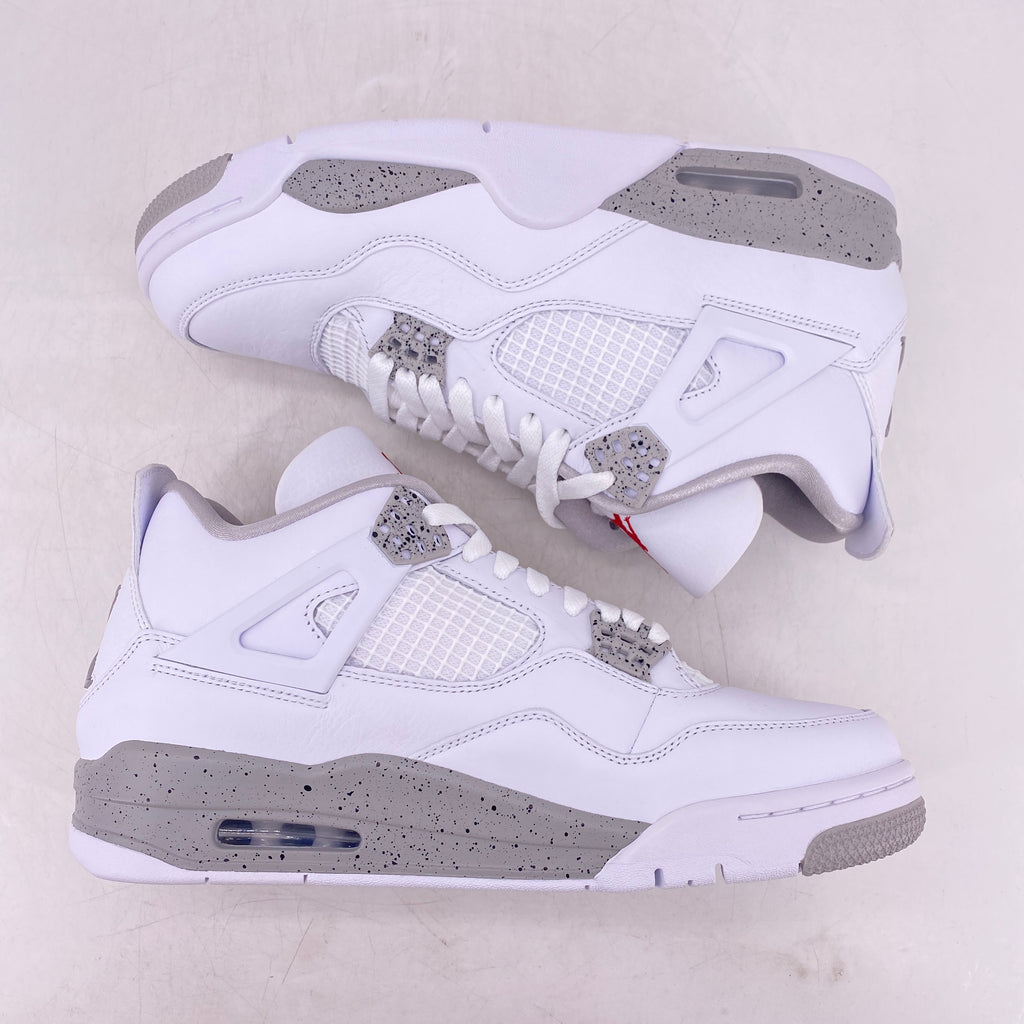 Air Jordan 4 Retro "White Oreo" 2020 New Size 9