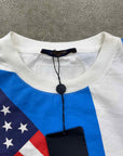 Louis Vuitton T-Shirt "PATCHWORK FLAGS" Multi-Color New Size L