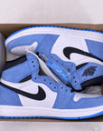 Air Jordan 1 Retro High OG "University Blue" 2021 New Size 9