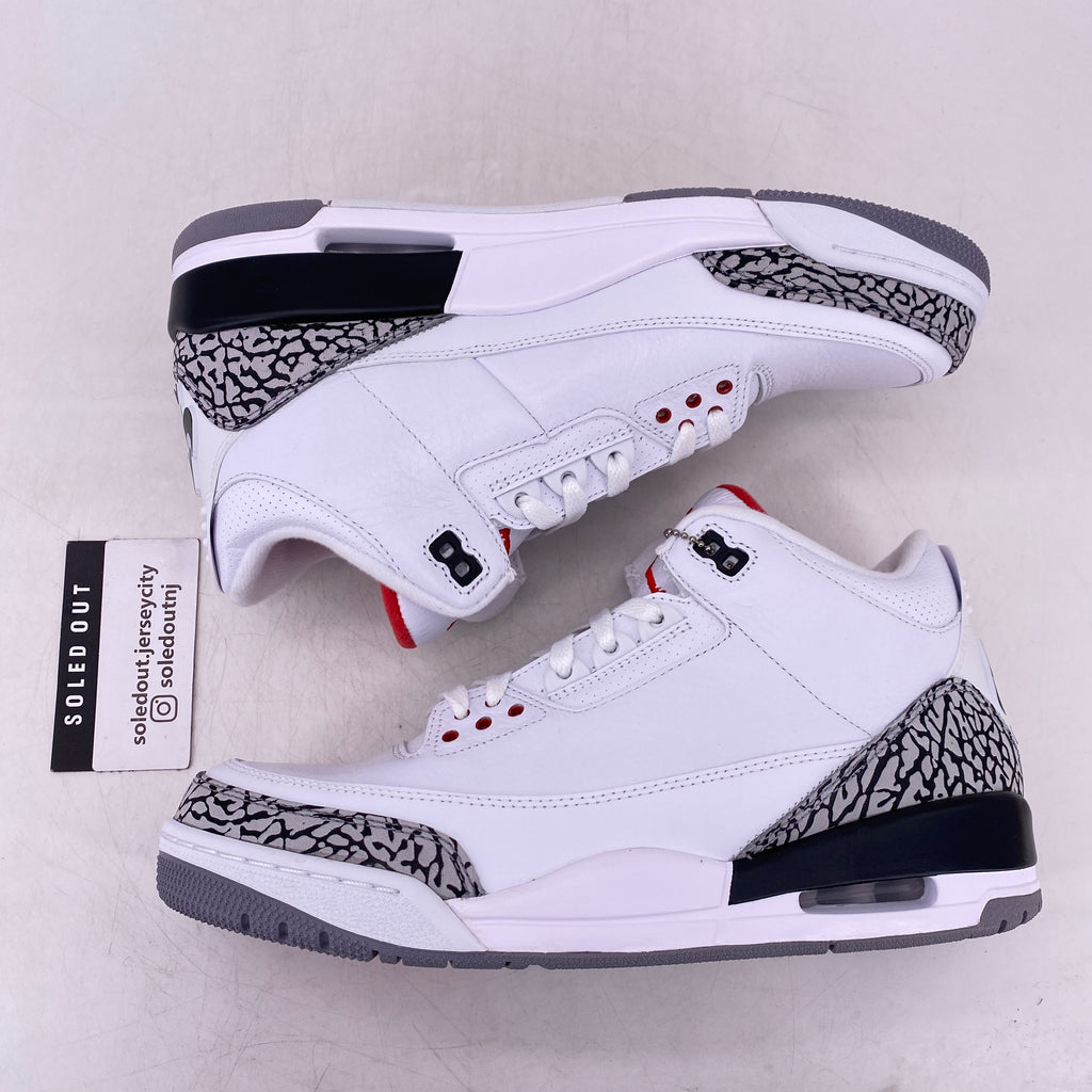 Air Jordan 3 Retro "White Cement 88" 2013 New Size 9.5