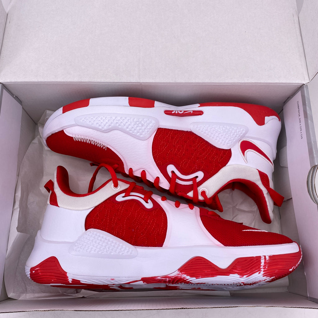 Nike PG 5 TB "University Red White" 2021 New Size 9