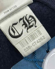 Chrome Hearts Hoodie "VERTICAL LOGO" Navy Used Size XL