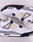 Air Jordan 4 Retro "White Cement" 2016 Used Size 9.5
