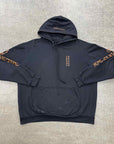 Chrome Hearts Hoodie "VERTICAL LOGO" Brown Used Size XL