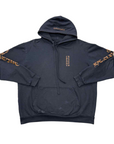 Chrome Hearts Hoodie "VERTICAL LOGO" Brown Used Size XL