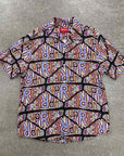 Supreme Button Up "PERSPECTIVE" Black Used Size M