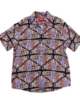 Supreme Button Up "PERSPECTIVE" Black Used Size M