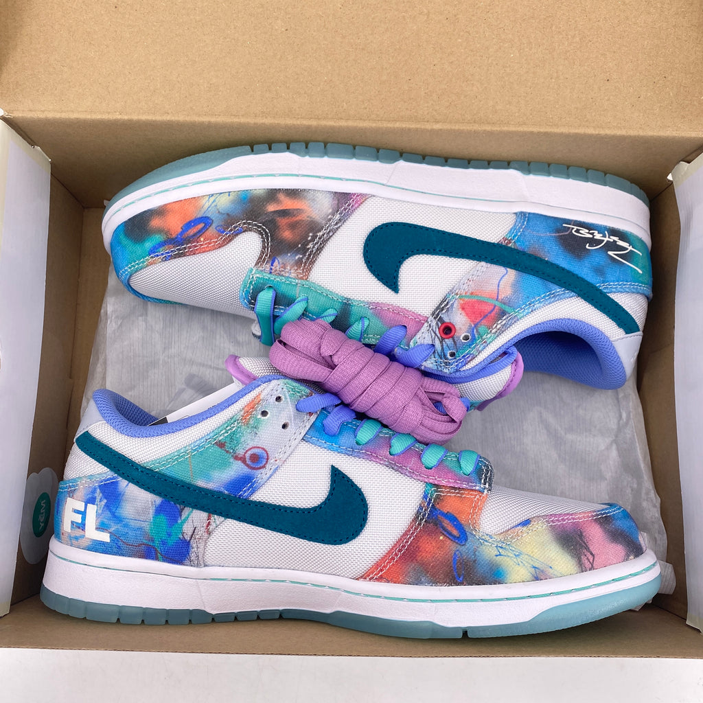 Nike SB Dunk Low "Futura Lab Bleached Aqua" 2024 New Size 9.5