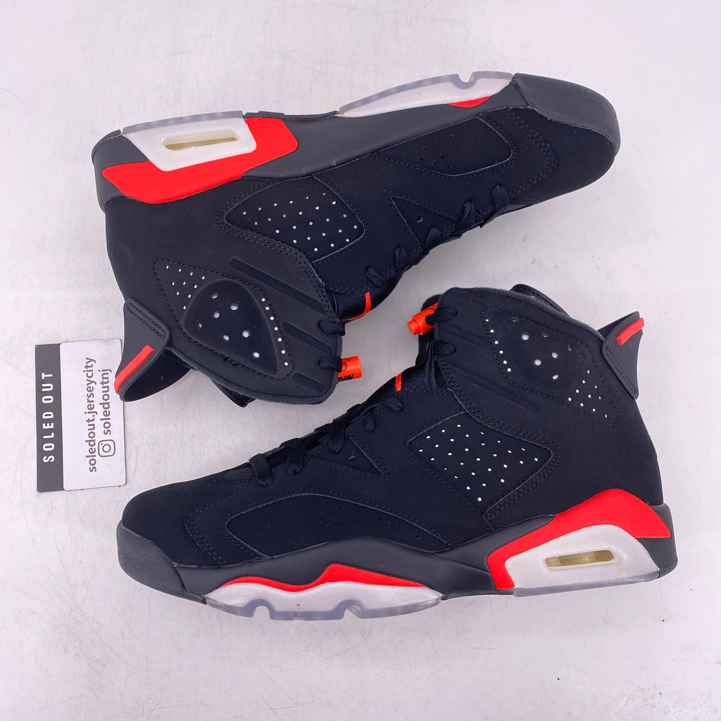 Air Jordan 6 Retro "Black Infrared" 2019 New Size 9.5