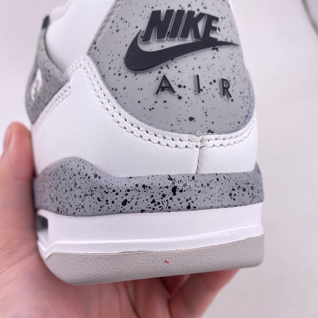 Air Jordan (GS) 4 Retro "White Cement" 2025 New Size 7Y