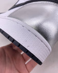 Air Jordan (W) 1 Retro High OG "Silver Toe" 2021 New Size 12W