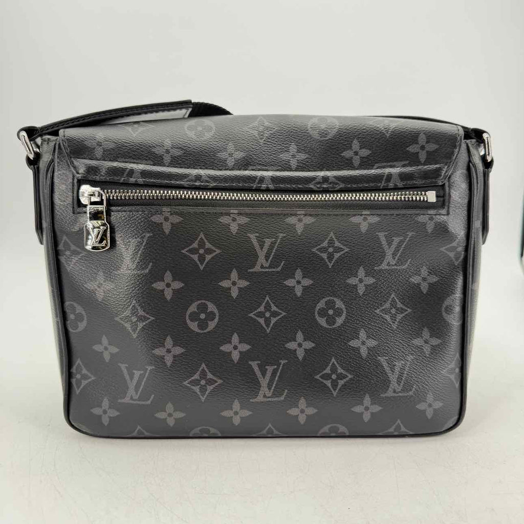 Louis Vuitton Messenger Bag "DISTRICT" Used Black Size PM