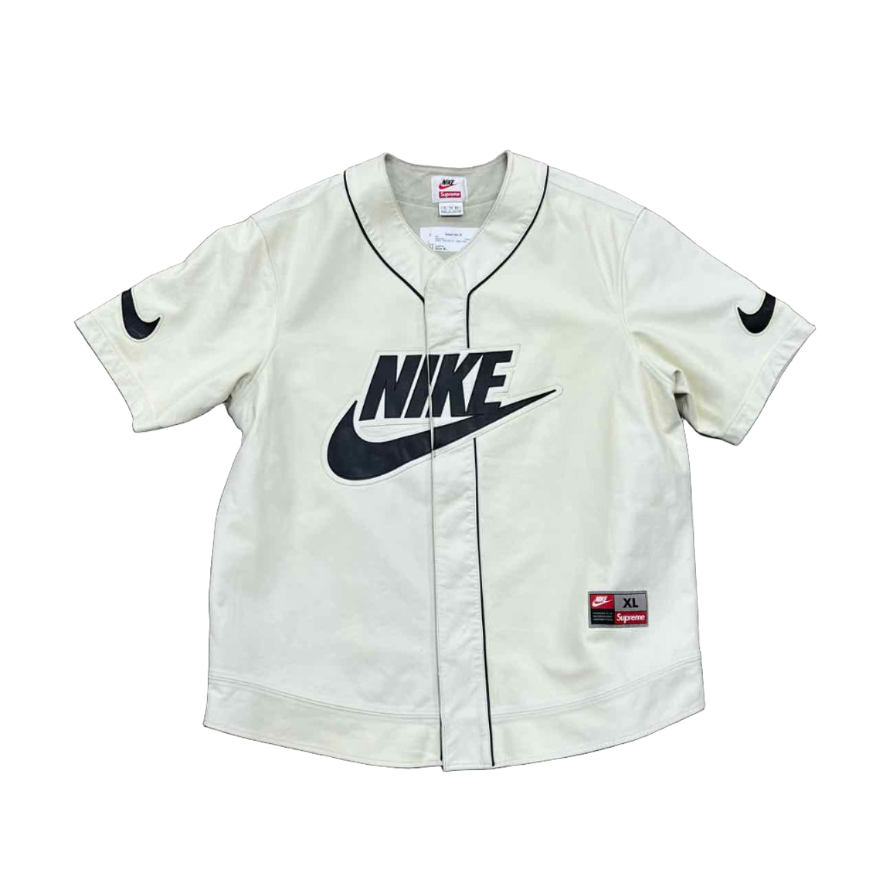 Supreme Jersey &quot;NIKE WHITE&quot; White Used Size XL