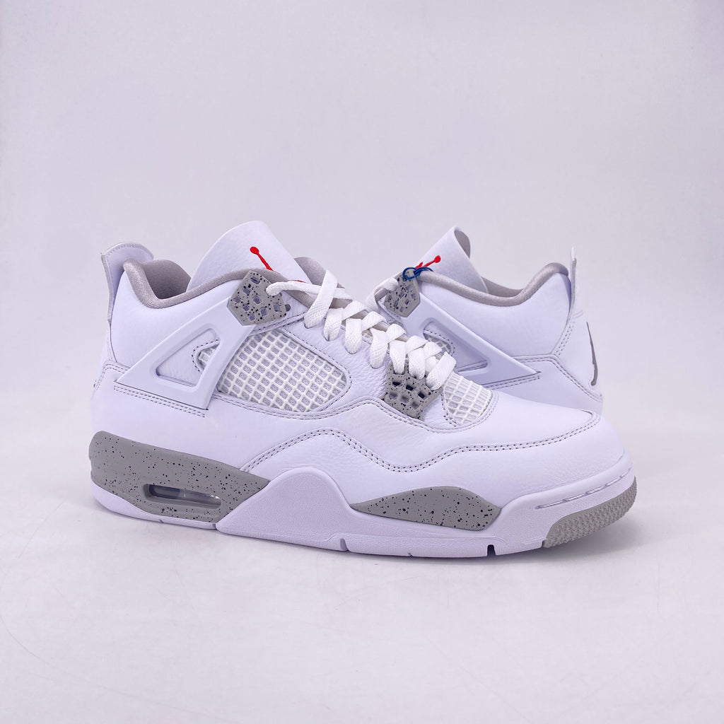 Air Jordan 4 Retro "White Oreo" 2021 New Size 9.5