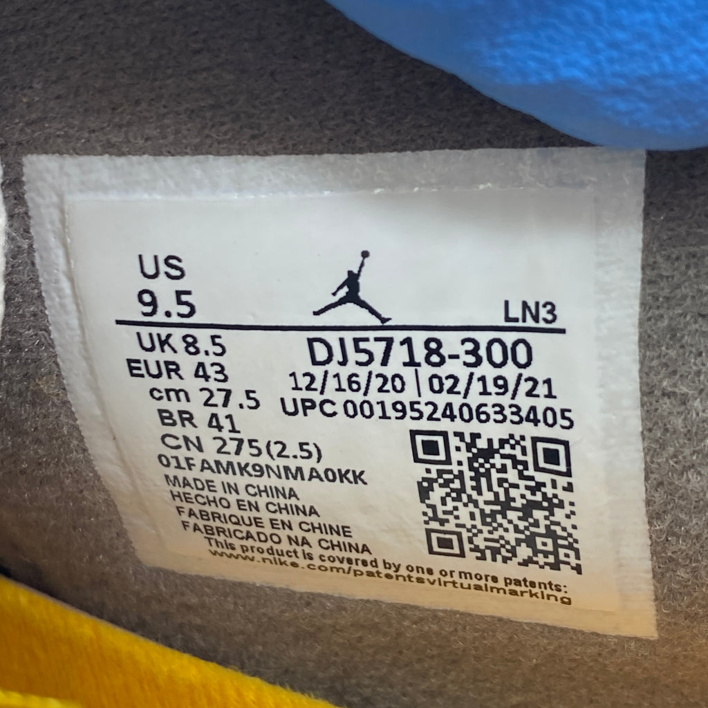 Air Jordan 4 Retro "Union Desert Moss" 2021 Used Size 9.5