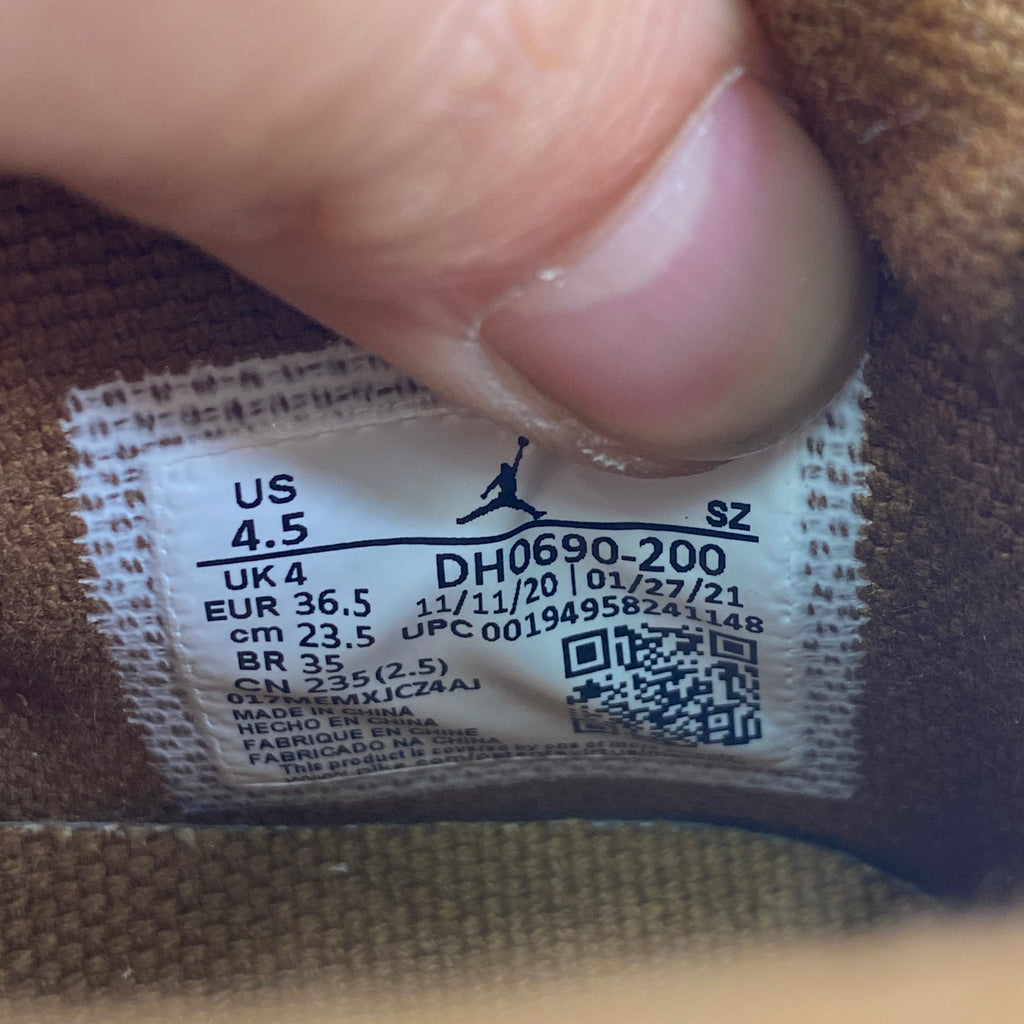 Air Jordan 6 Retro "British Khaki" 2021 New Size 4.5