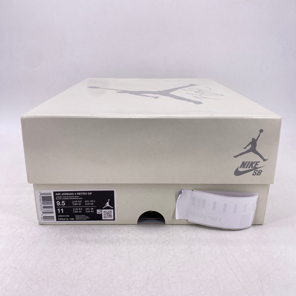 Air Jordan 4 Retro "Navy" 2025 New Size 9.5
