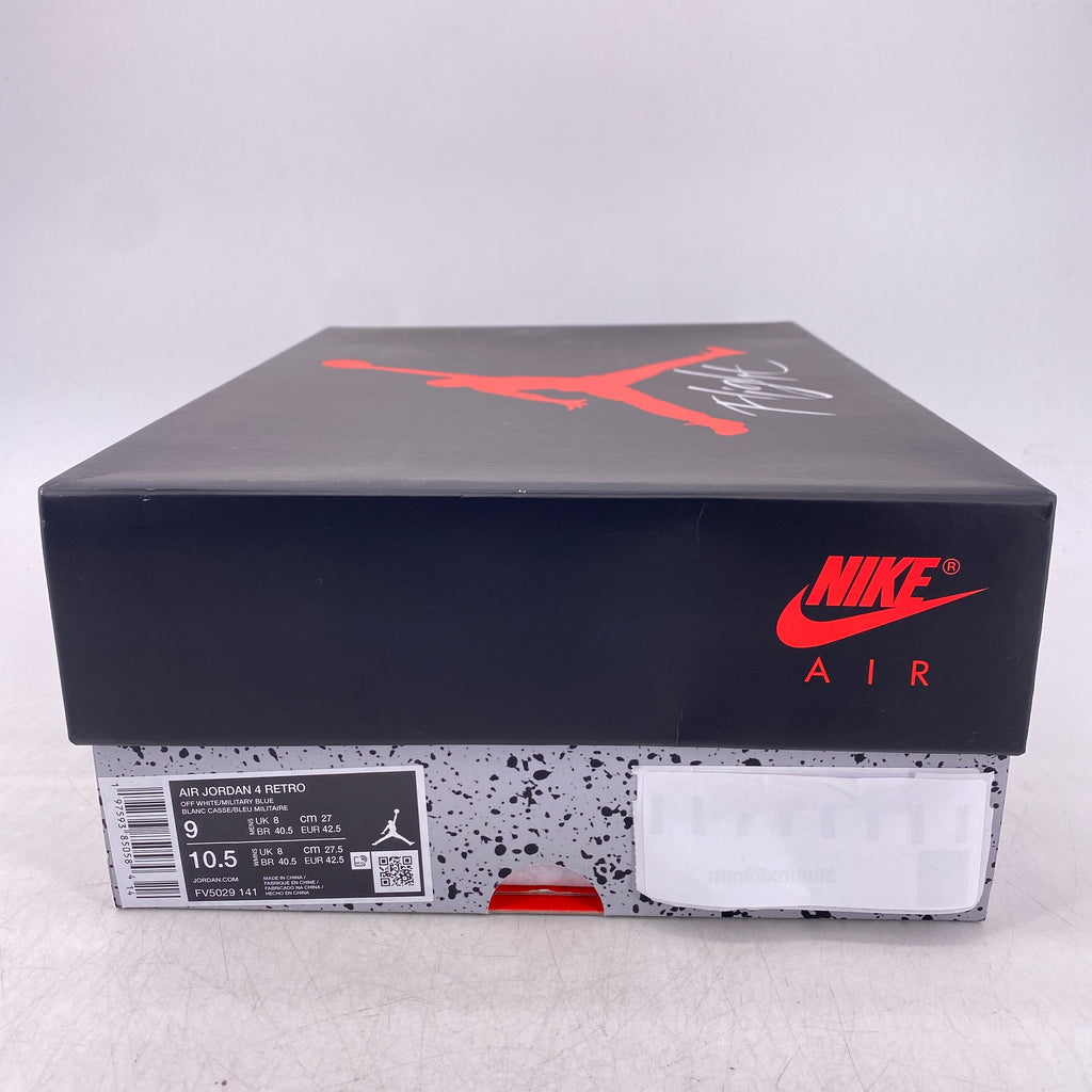 Air Jordan 4 Retro "Military Blue" 2024 New Size 9