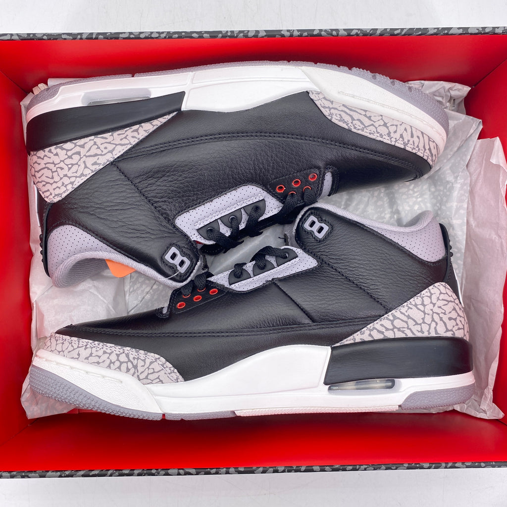 Air Jordan 3 Retro "Black Cement" 2024 New Size 10.5
