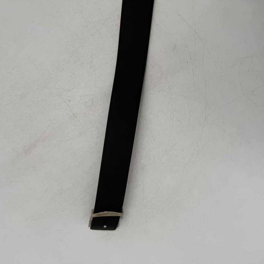 Louis Vuitton Belt "SILVER BUCKLE" Used Brown Size 38