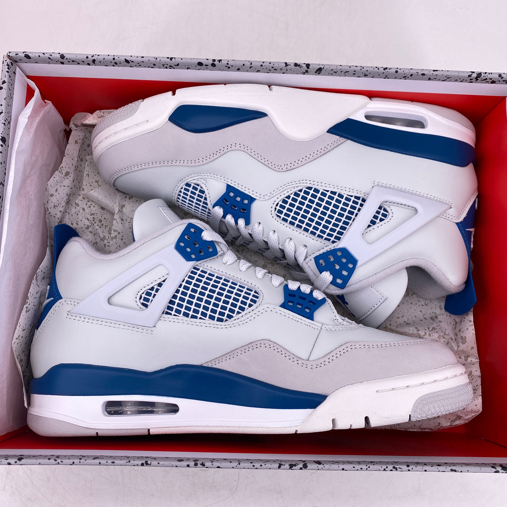 Air Jordan 4 Retro "Military Blue" 2024 New Size 9
