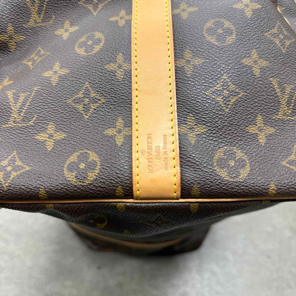 Louis Vuitton Duffle Bag "KEEPALL" Used Brown Size 50