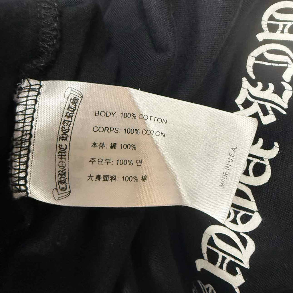 Chrome Hearts Long Sleeve "ARC LOGO" Black Used Size 2XL