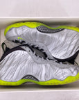 Nike Air Foamposite One "Silver Volt Camo" 2014 Used Size 9.5