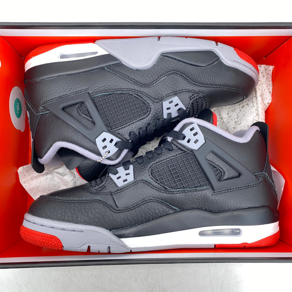 Air Jordan (GS) 4 Retro "Bred Reimagined" 2024 New Size 7Y