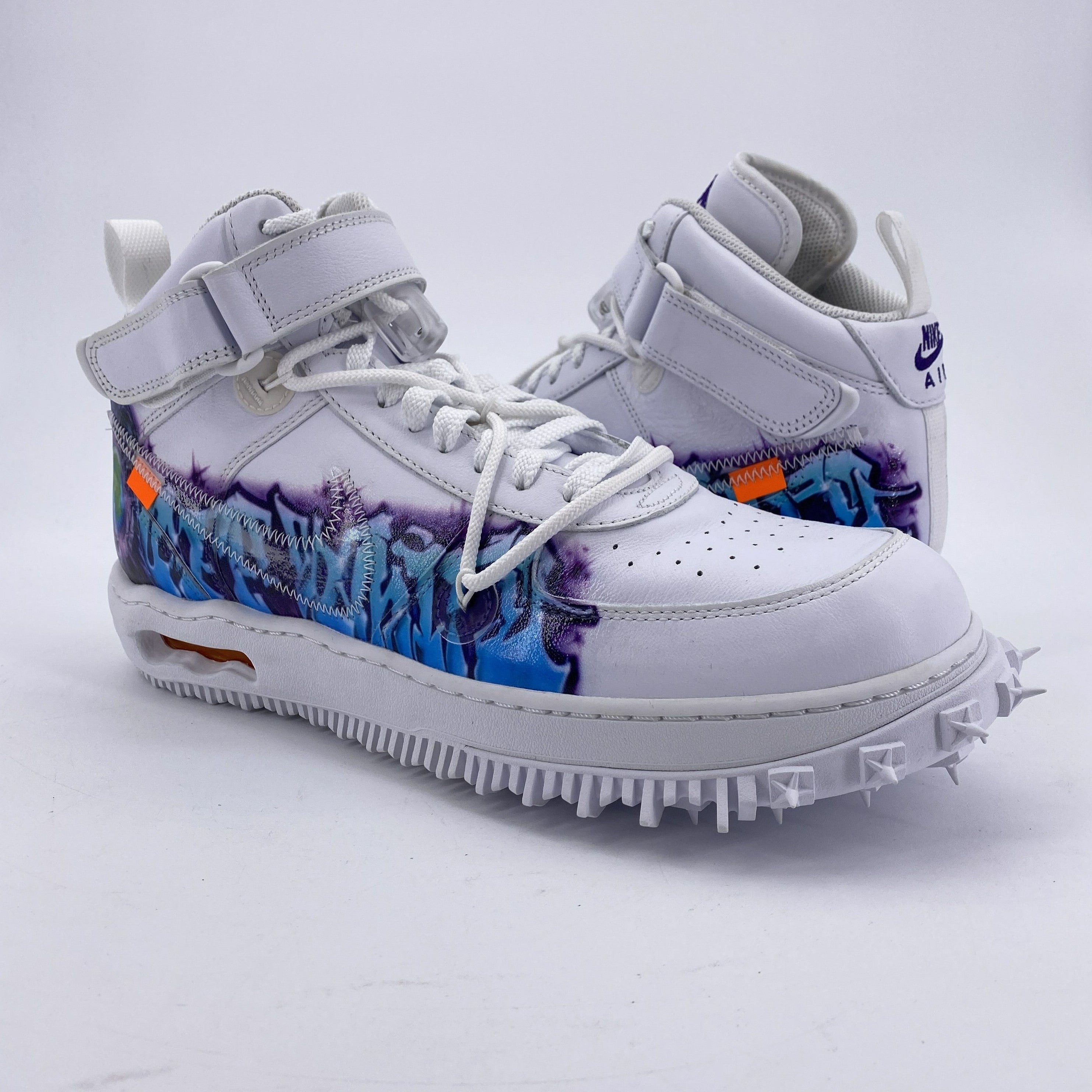 Nike Air Force 1 Mid / OW &quot;Graffiti&quot; 2023 New Size 12