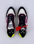 OFF-WHITE Arrow Sneaker "Black Purple"  New Size 42