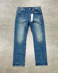 Purple Jeans "MID INDIGO" Blue Used Size 38