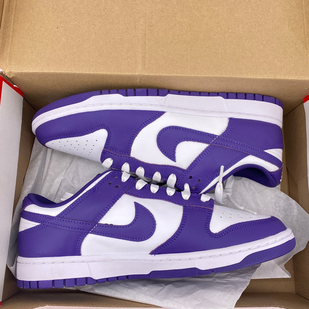 Nike Dunk Low Retro "Court Purple" 2022 New Size 9.5